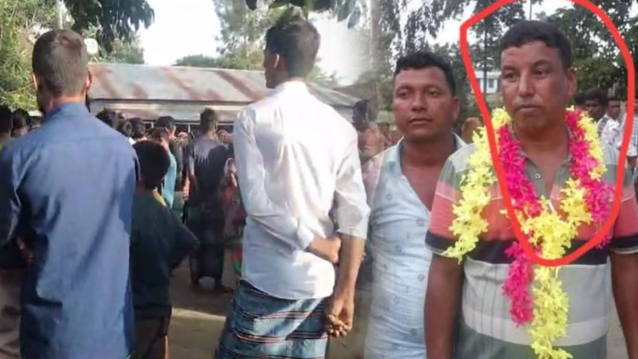 গভীর রাতে বাড়ির উঠানে ইউপি সদস্যকে কুপিয়ে হত্যা