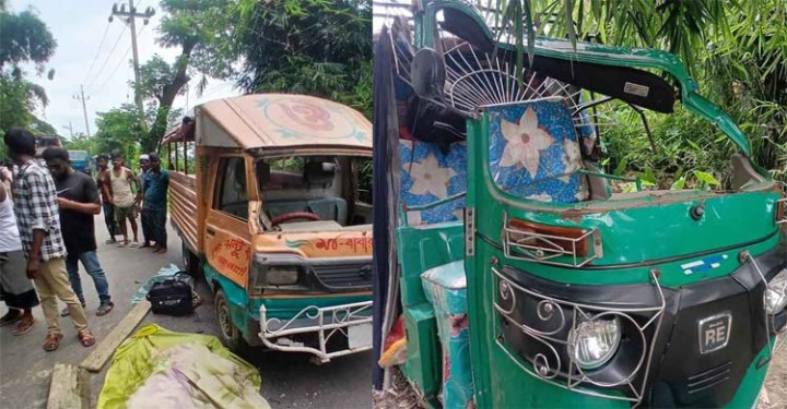 সুনামগঞ্জে বাস-অটোরিকশা সংঘর্ষে নিহত ৩ 